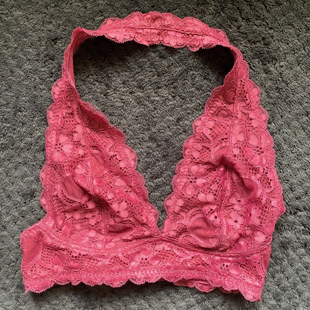 Free People Halter Lace Bralette